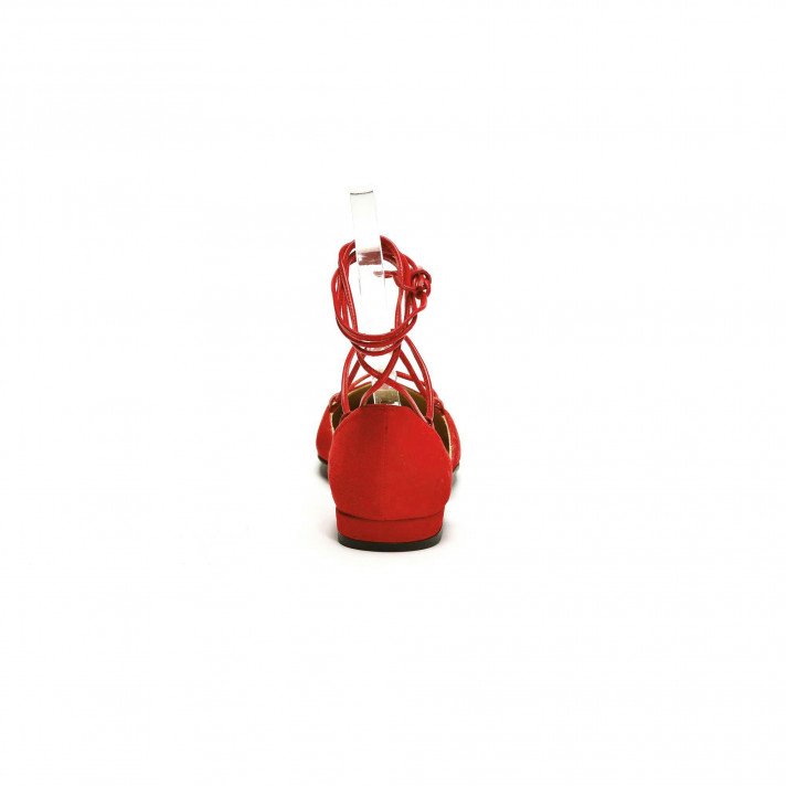 Gilligan Ballerines rouge Stuart Weitzman