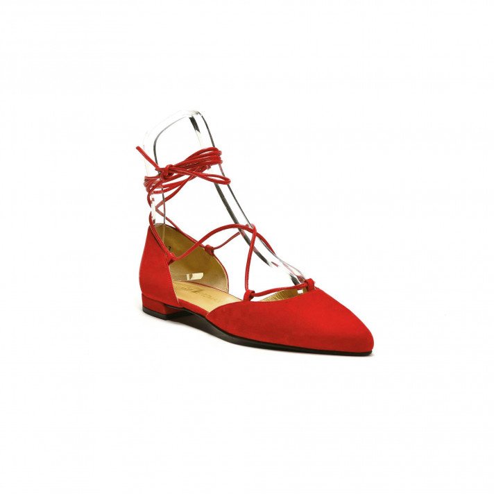 Gilligan Ballerines rouge Stuart Weitzman