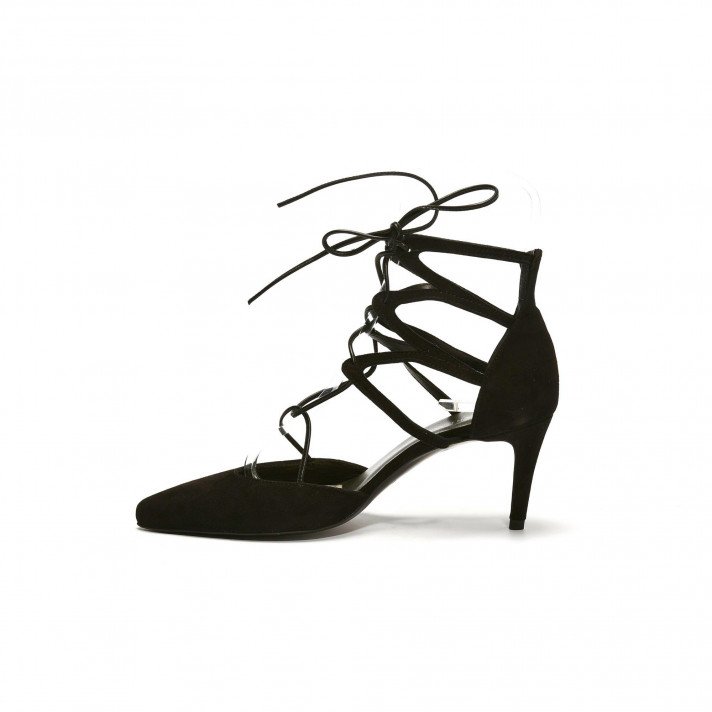 FOXTROT  ESCARPINS LACETS NOIRS STUART WEIZTMAN