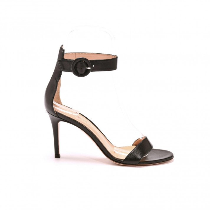 PORTOFINO SANDAL85 NOIR GIANVITO ROSSI