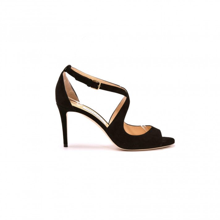 Emily Sandales Noir Jimmy Choo