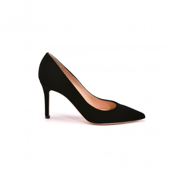 Escarpin 24580 velours noir Gianvito Rossi