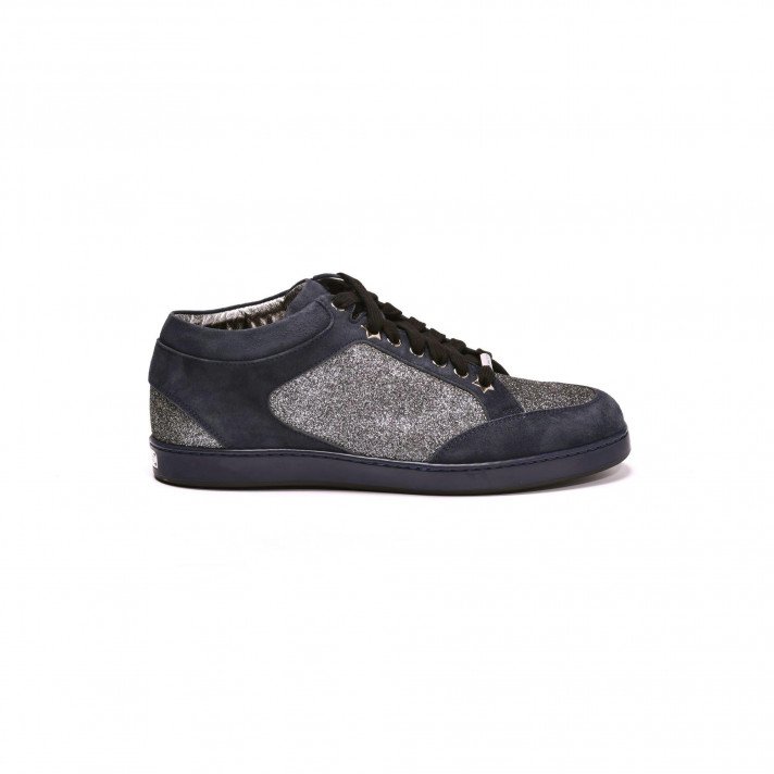 Miami FGS suede steel/navy Jimmy Choo