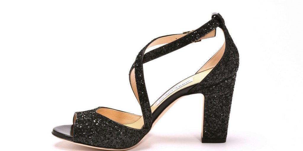 Carrie 85 Glitter Noir Jimmy Choo Boutique La Suite