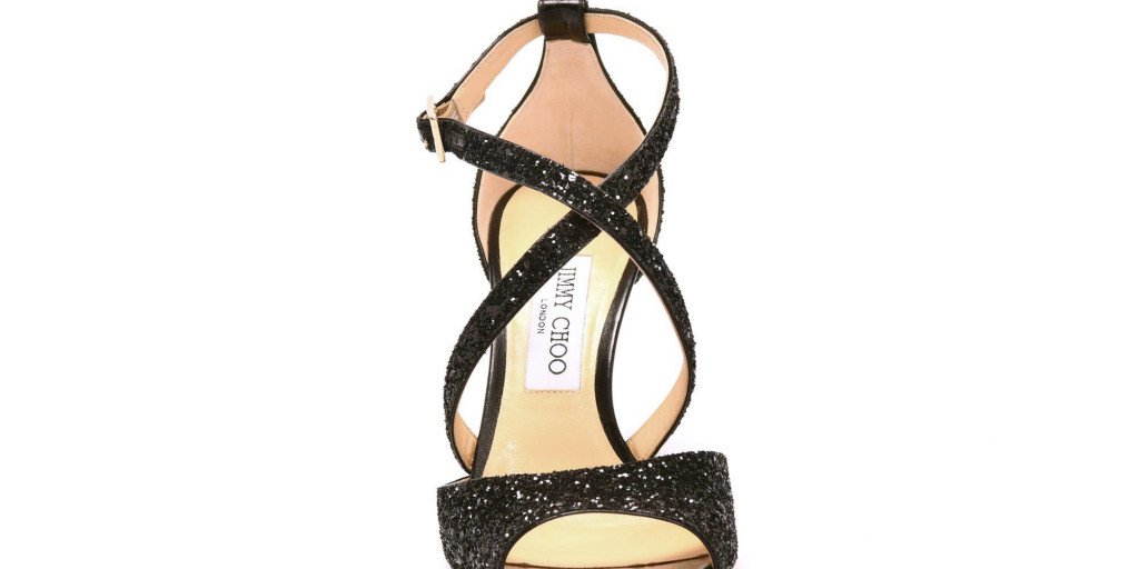 Carrie 85 Glitter Noir Jimmy Choo Boutique La Suite