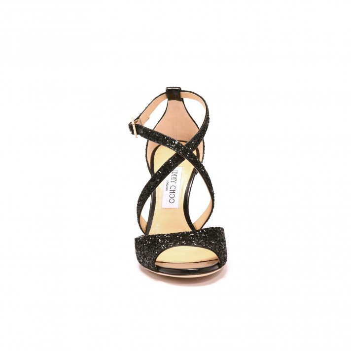 Carrie 85 Glitter Noir Jimmy Choo