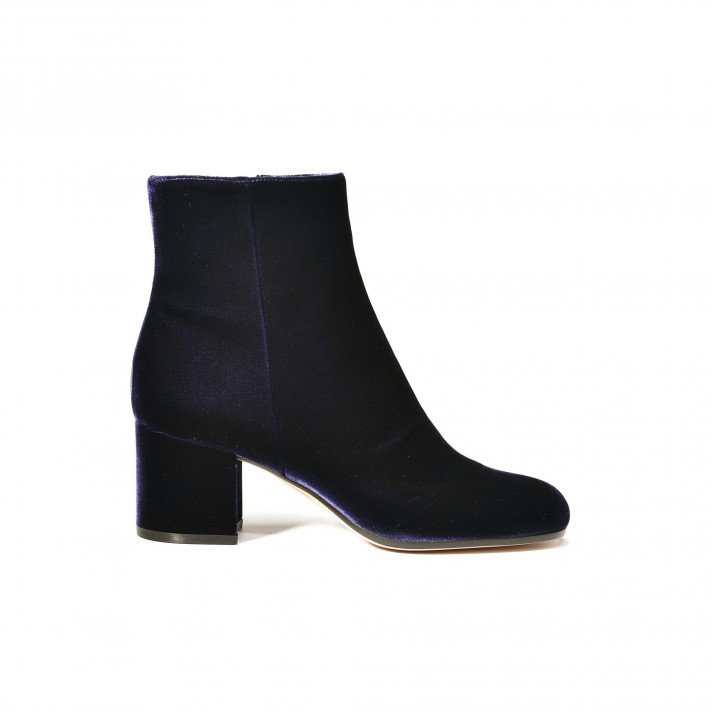 Margaux Boots velours Bleu nuit Gianvito Rossi