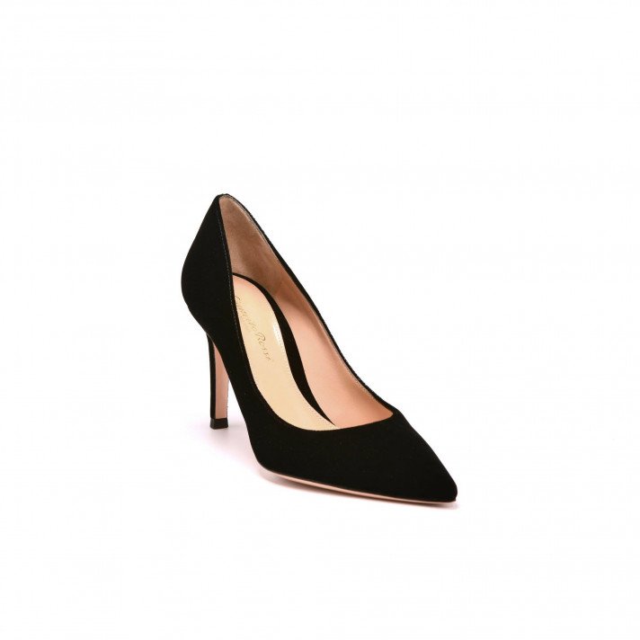 Escarpin 24580 Veau velours noir Gianvito Rossi