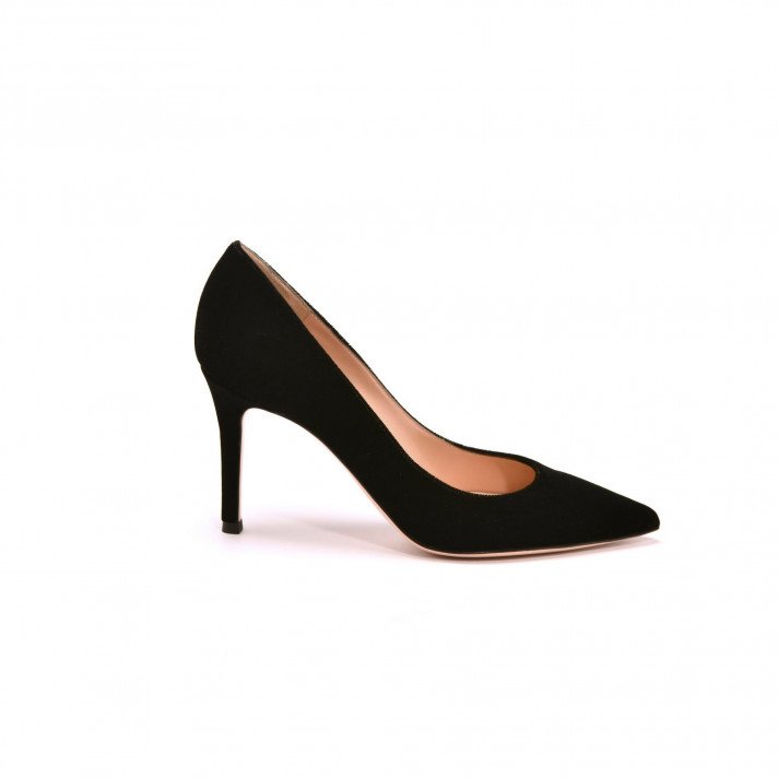 Escarpin 24580 Veau velours noir Gianvito Rossi