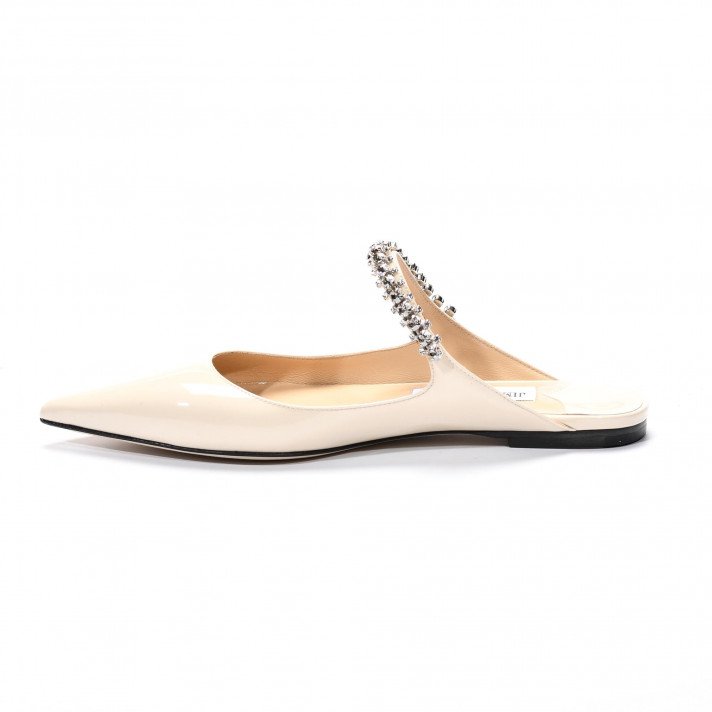 Bing flat linen Jimmy Choo