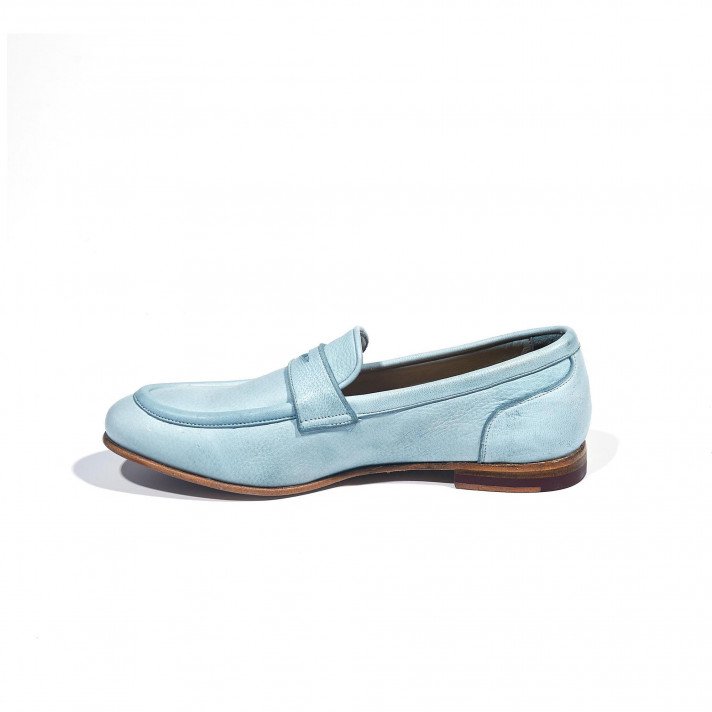 8460 MOCASSIN BLEU CIEL CERVO STURLINI