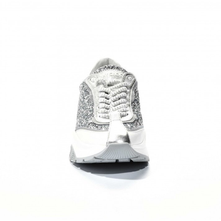 Raine Basket Silver Jimmy Choo