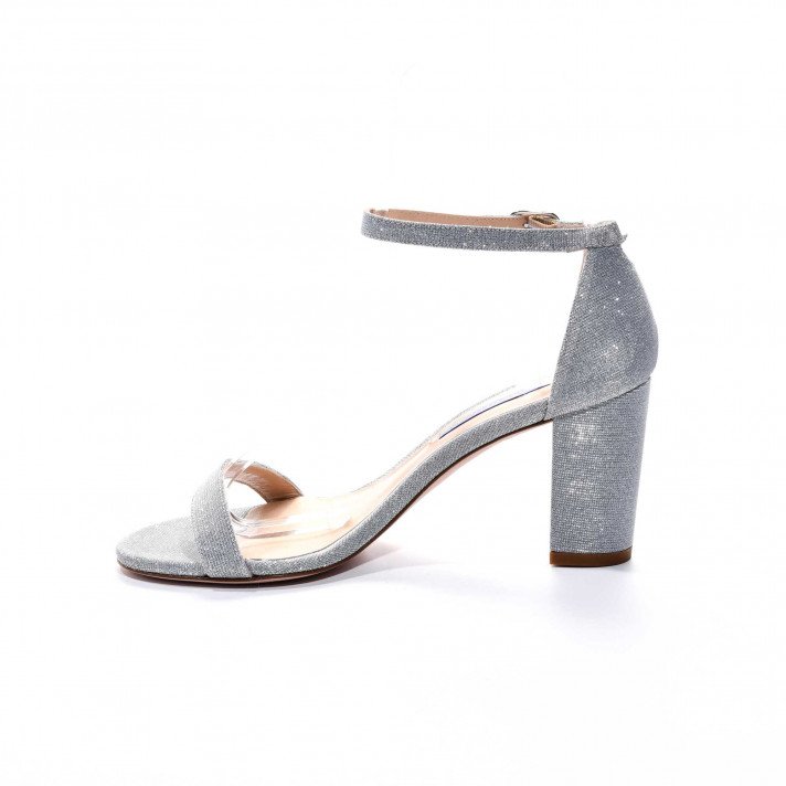 Nealynude sandale argent Stuart Weitzman