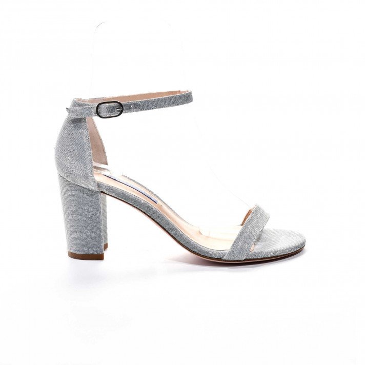 Nealynude sandale argent Stuart Weitzman