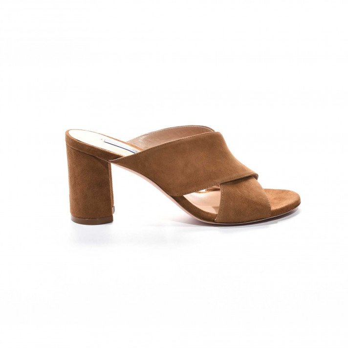 Galen mule camel Stuart Weitzman