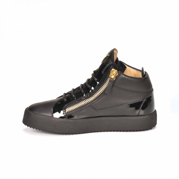 May basket haute noire/or Giuseppe Zanotti