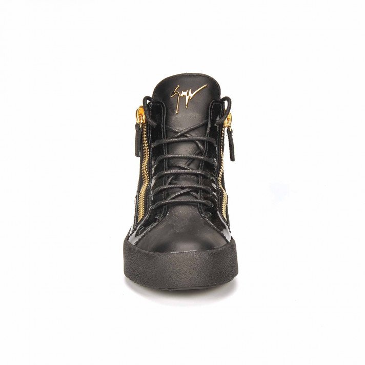 May basket haute noire/or Giuseppe Zanotti