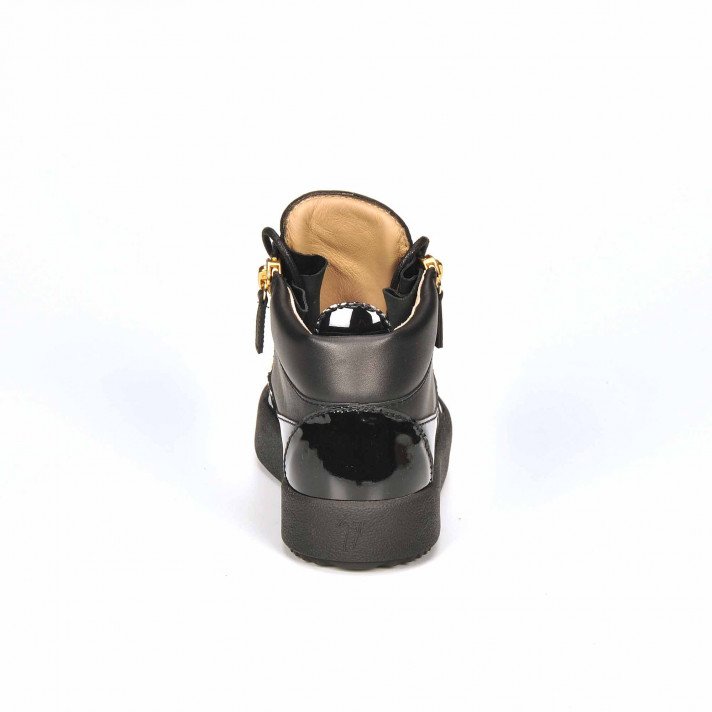 May basket haute noire/or Giuseppe Zanotti