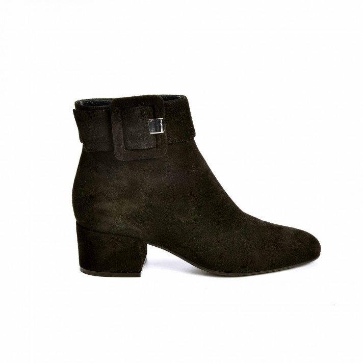 A85850 BOOTS SUEDE NOIRE SERGIO ROSSI