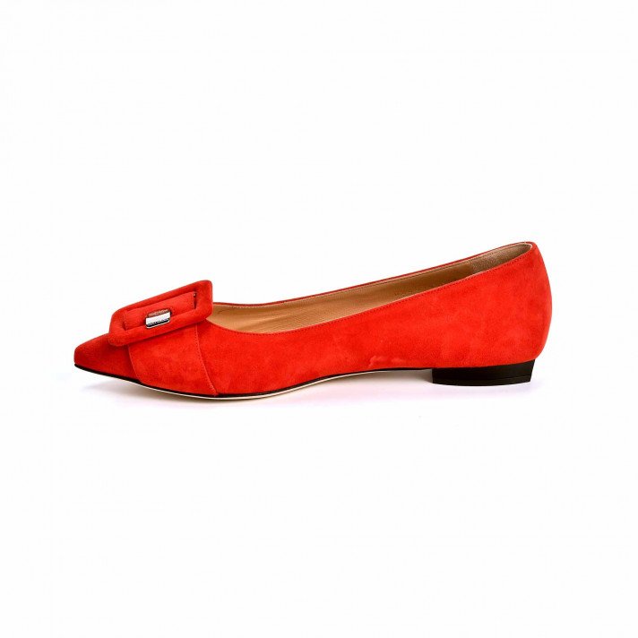 A86530 BALLERINES ROUGE SERGIO ROSSI