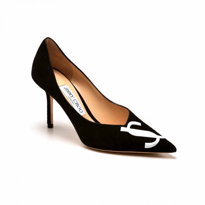 LOVE ESCARPIN NOIR ET BLANC 85 JIMMY CHOO