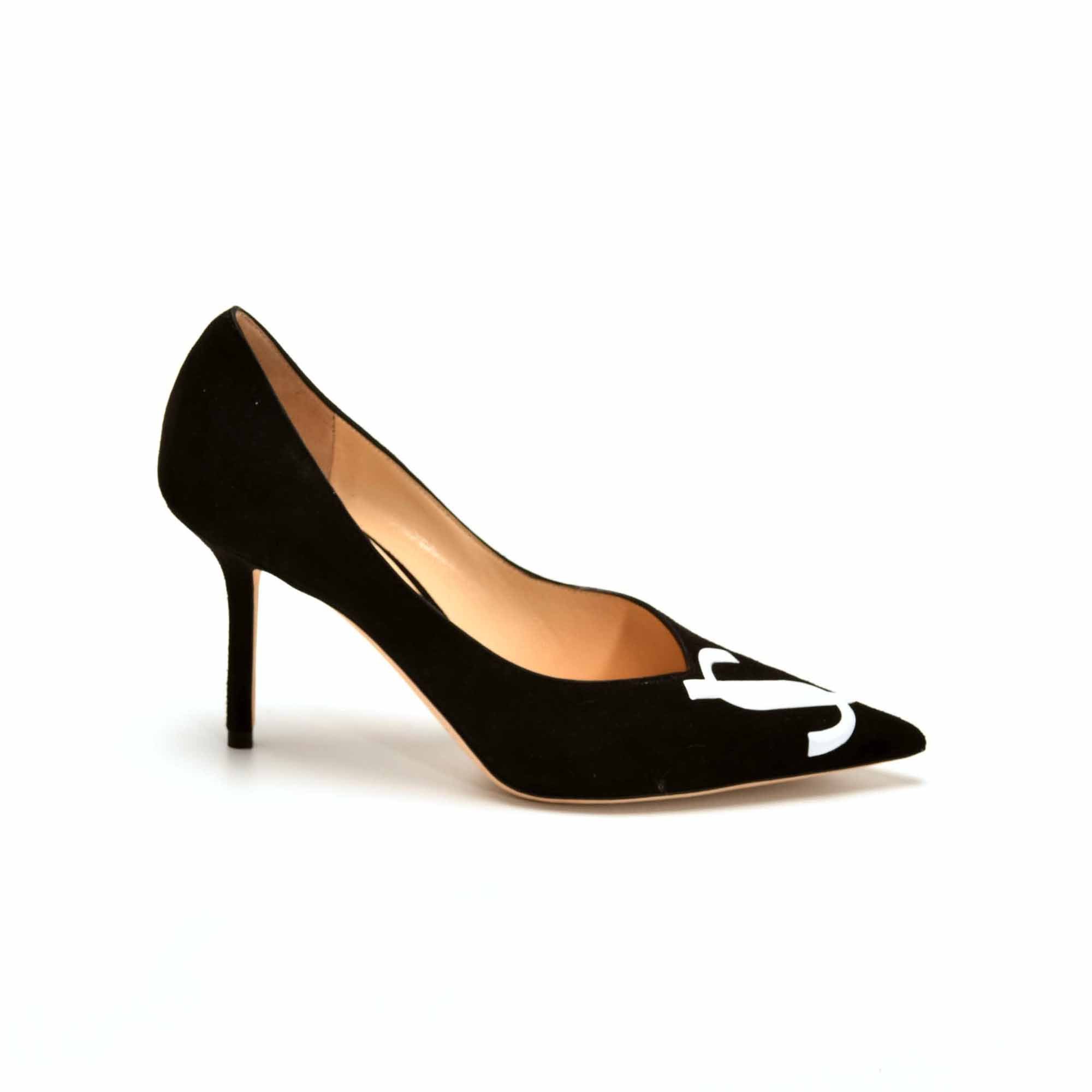 LOVE ESCARPIN NOIR ET BLANC 85 JIMMY CHOO JIMMY CHOO