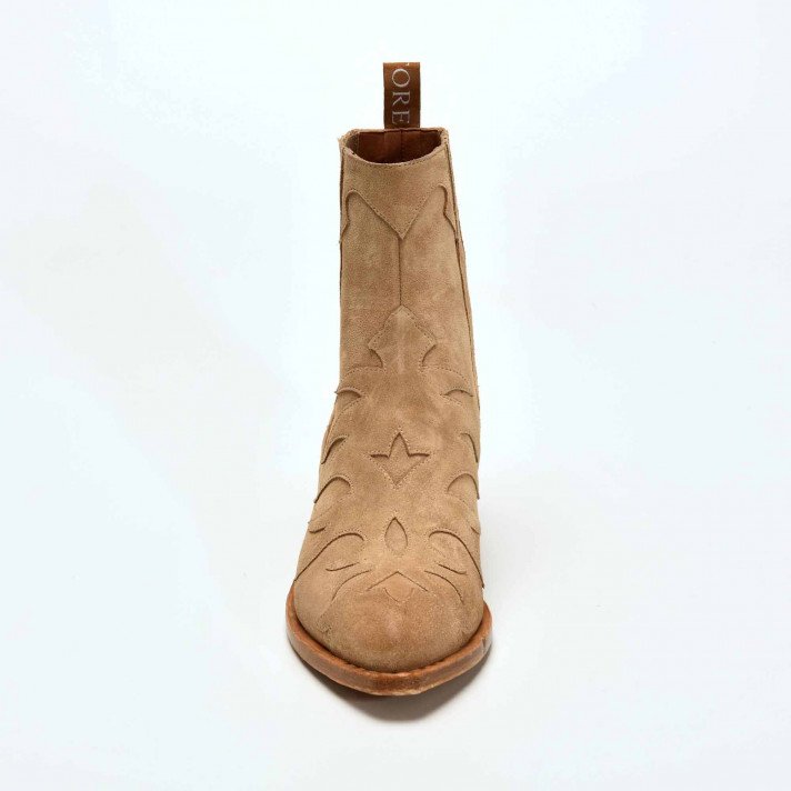 SR3645S BOOTS FLAMMES BEIGE SARTORE