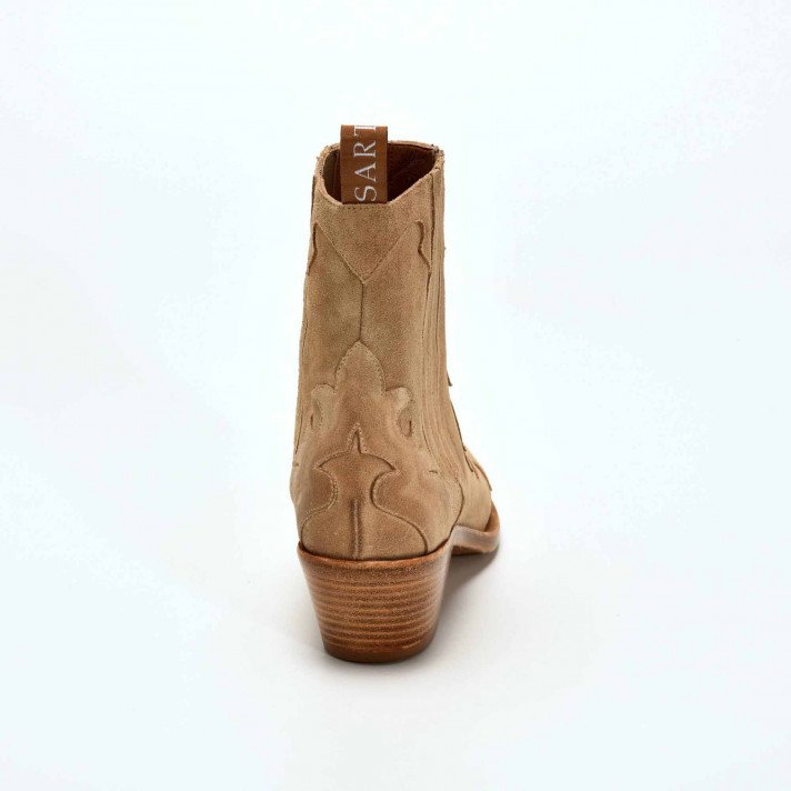SR3645S BOOTS FLAMMES BEIGE SARTORE