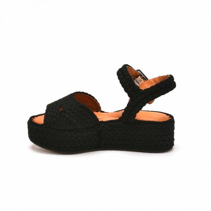 ALDA3 SANDALES NOIRES CLERGERIE