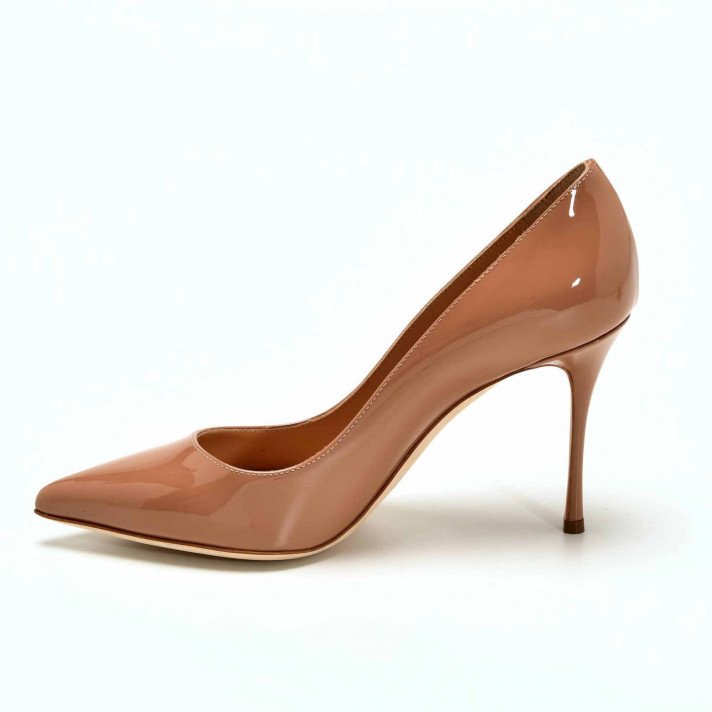A43843 ESCARPIN GODIVA VERNI NUDE SERGIO ROSSI