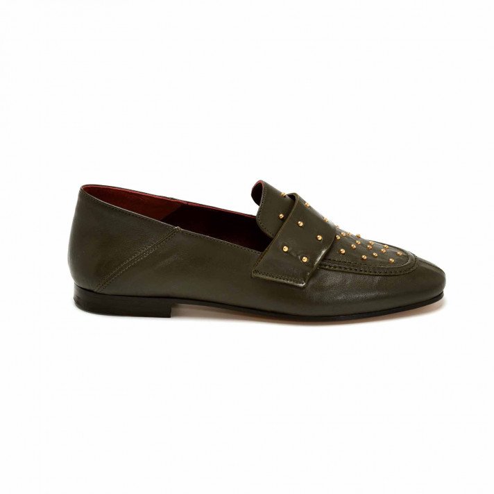 DECLOU MOCASSINS OLIVE CLOUS AVRIL GAU