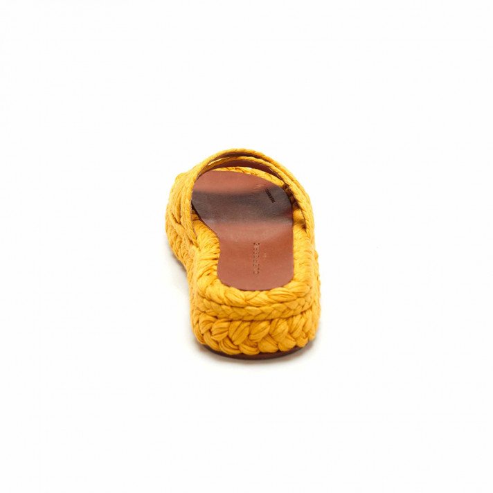 ICE3 MULES COTON JAUNE CLERGERIE