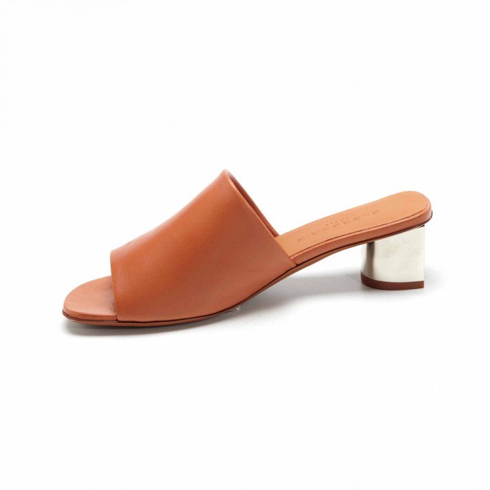 LEA MULE COGNAC CLERGERIE