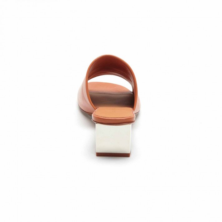 LEA MULE COGNAC CLERGERIE