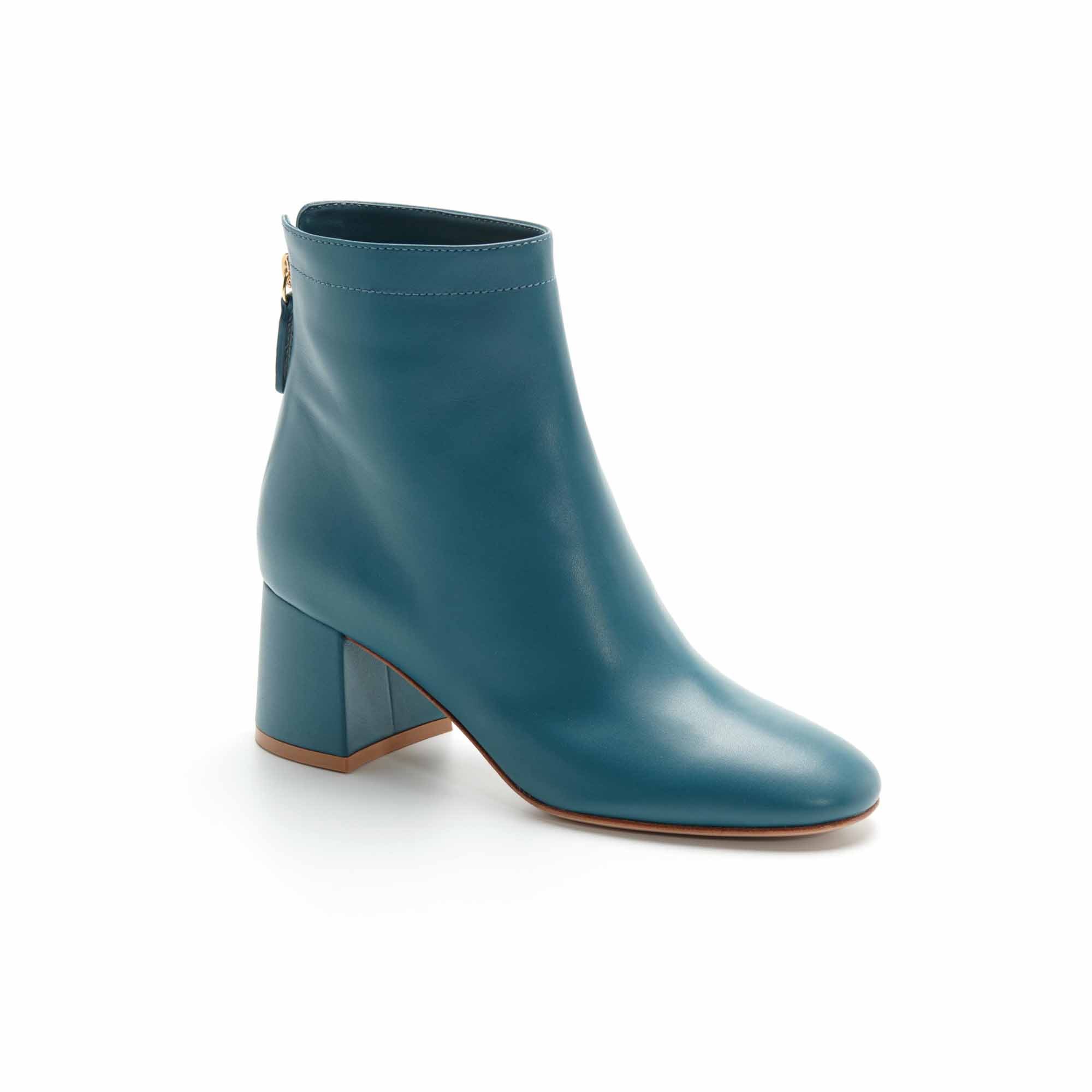 Bottines store bleu canard