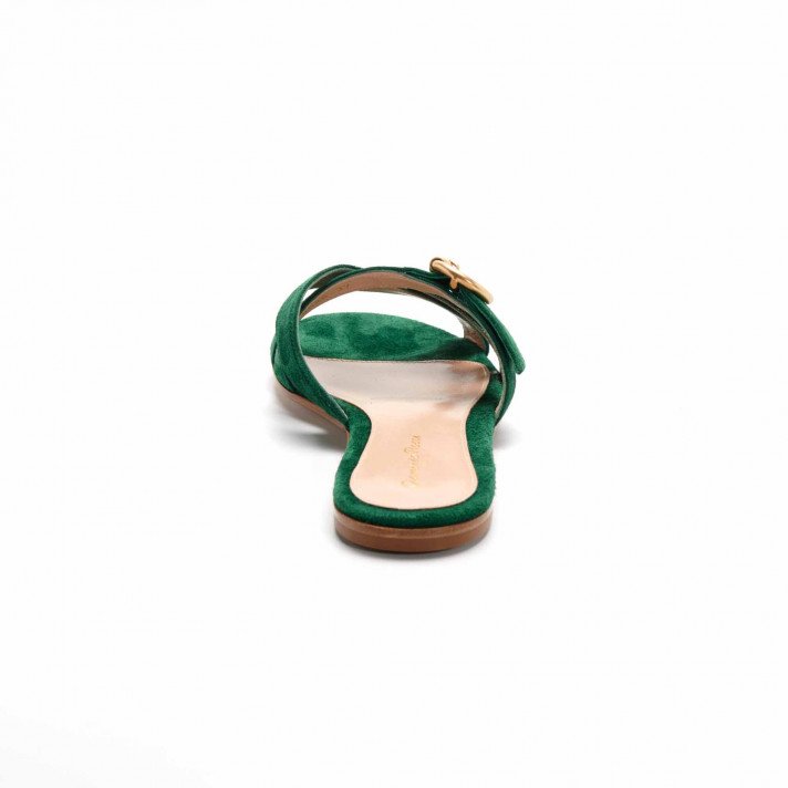 G13620 MULES PLATES VERTES GIANVITO ROSSI