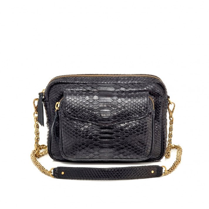 SAC BIG CHARLY PYTHON NOIR OR CLARIS VIROT