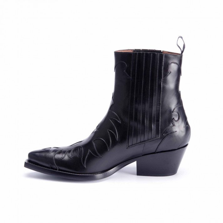MSR 3652 BOOTS FLAMMES NOIR SARTORE