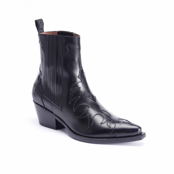MSR 3652 BOOTS FLAMMES NOIR SARTORE