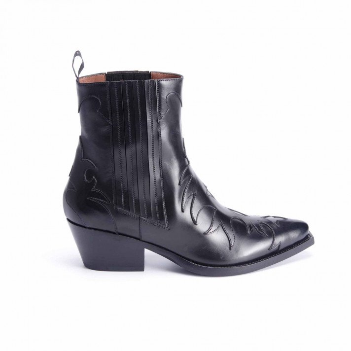 MSR 3652 BOOTS FLAMMES NOIR SARTORE