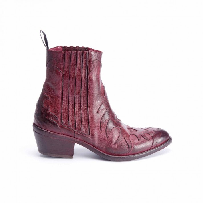 MSR 3720T BOOTS FLAMMES PRUNE SARTORE