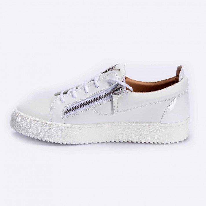 MAY BLANCHE ZIP ARGENT HOMME GIUSEPPE ZANOTTI