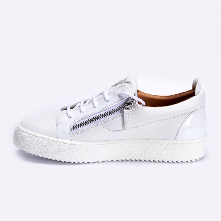 MAY BLANCHE ZIP ARGENT HOMME GIUSEPPE ZANOTTI
