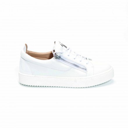 MAY BLANCHE ZIP ARGENT HOMME GIUSEPPE ZANOTTI
