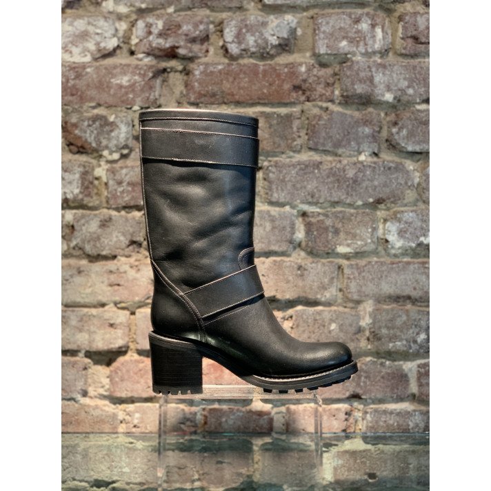 BIKER 7 MID STRAP NOIR FREELANCE