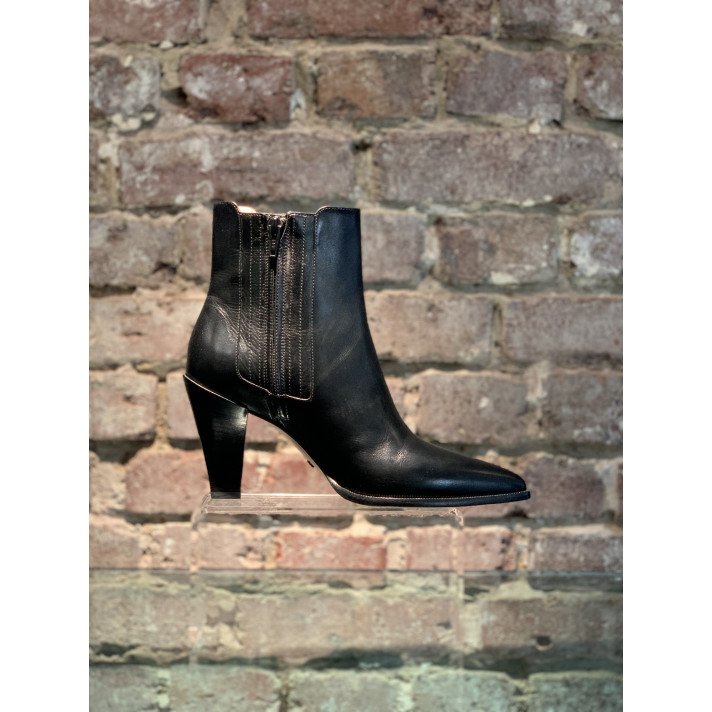 MARY 7 CHELZIP BOOTS NOIR FREELANCE
