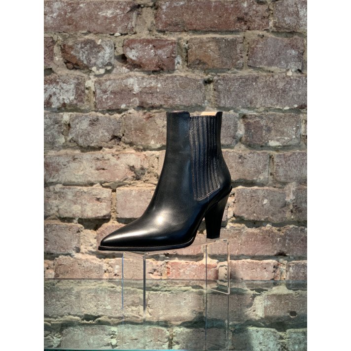 MARY 7 CHELZIP BOOTS NOIR FREELANCE