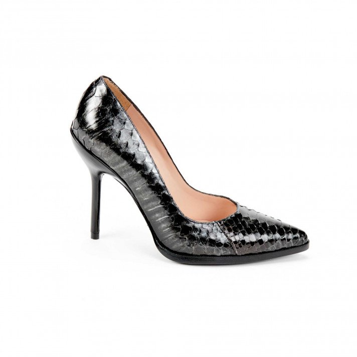 JAMIE 10 PUMP  PYTHON CAVIAR FREELANCE