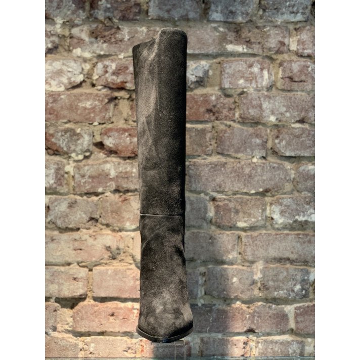 JAMIE 7 TUBE BOTTE VELOURS NOIR FREELANCE