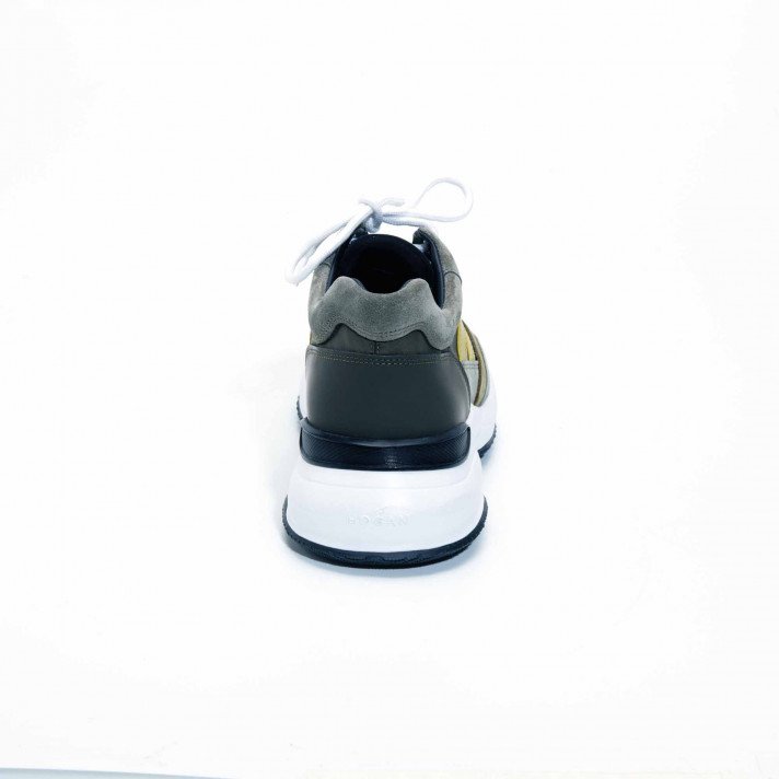 BASKETS HXM5450 INTERACTIVES KAKI HOMME HOGAN